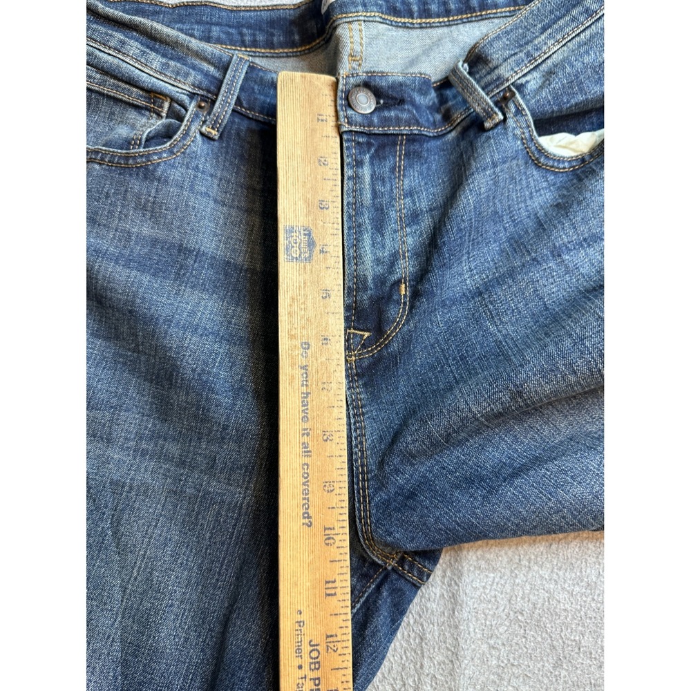 Old Navy Curvy Skinny Darci Jeans Womens 14 Long Blue Denim Distressed High Rise - Picture 9 of 13